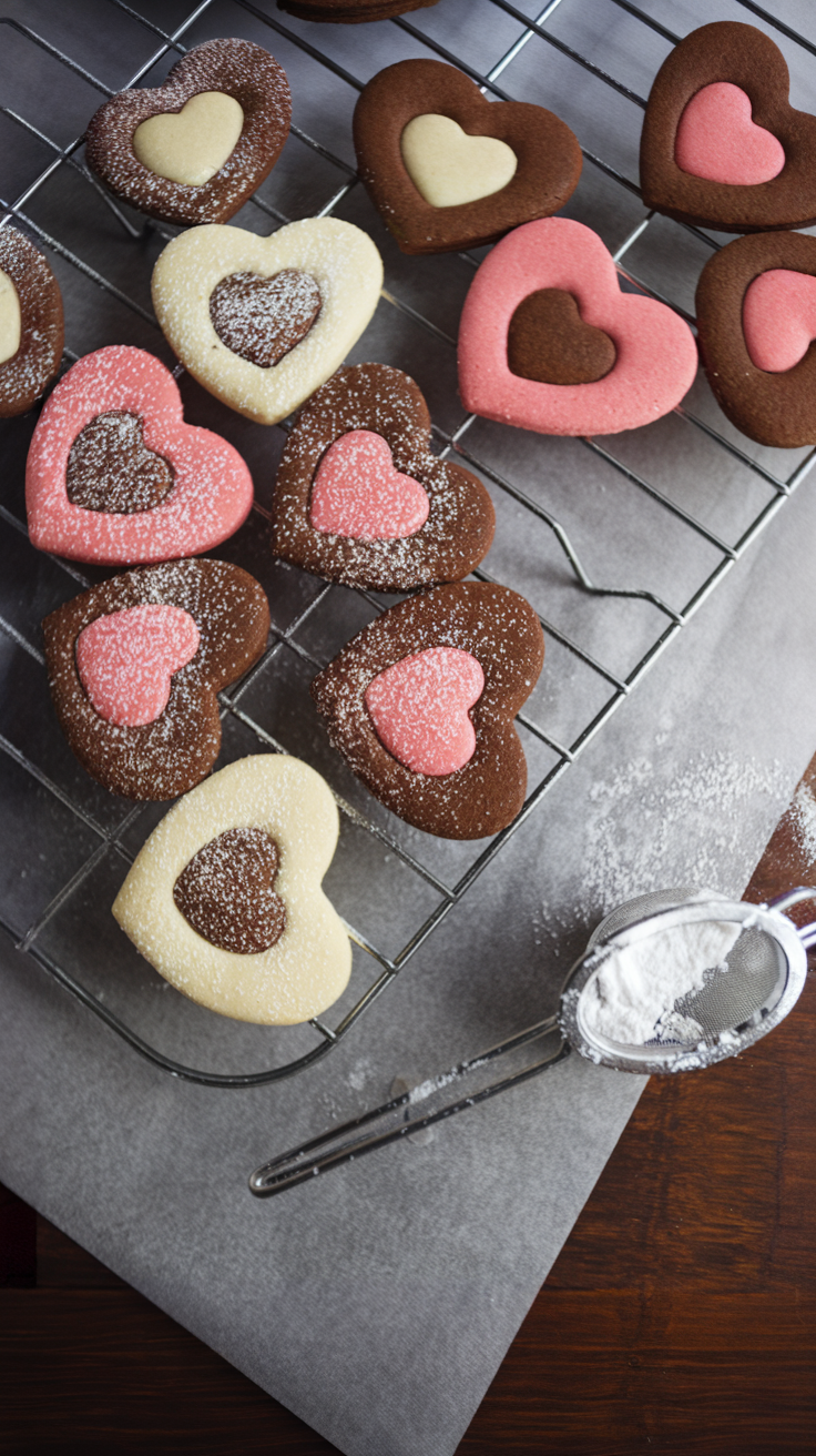 Valentine's Day Heart Cookies
