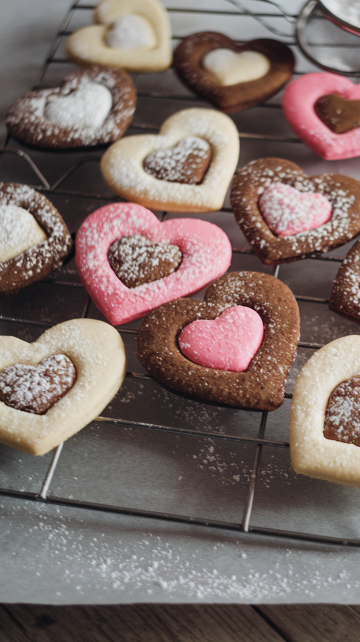 Valentine's Day Heart Cookies