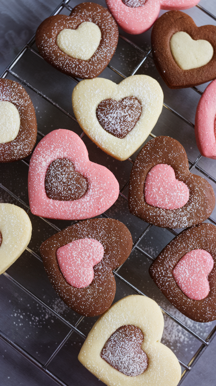 Valentine's Day Heart Cookies