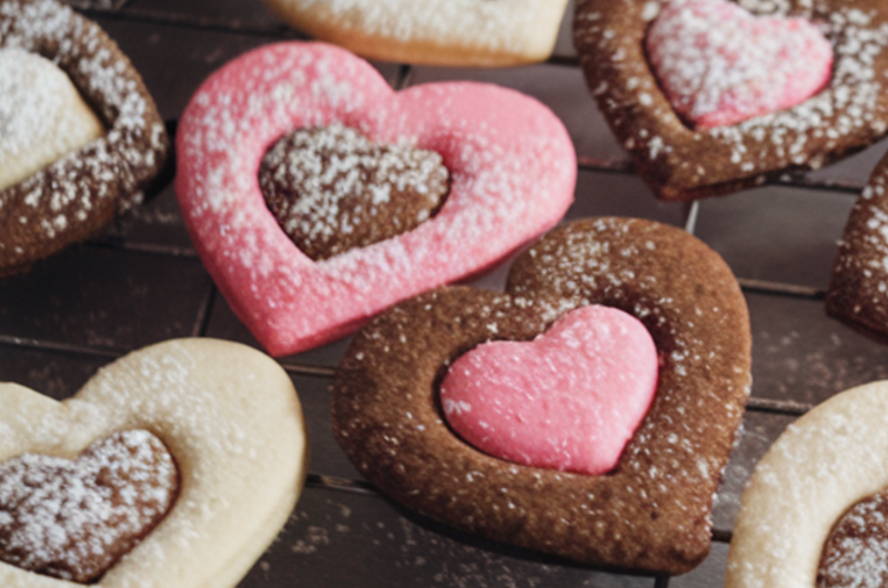 Valentine's Day Heart Cookies