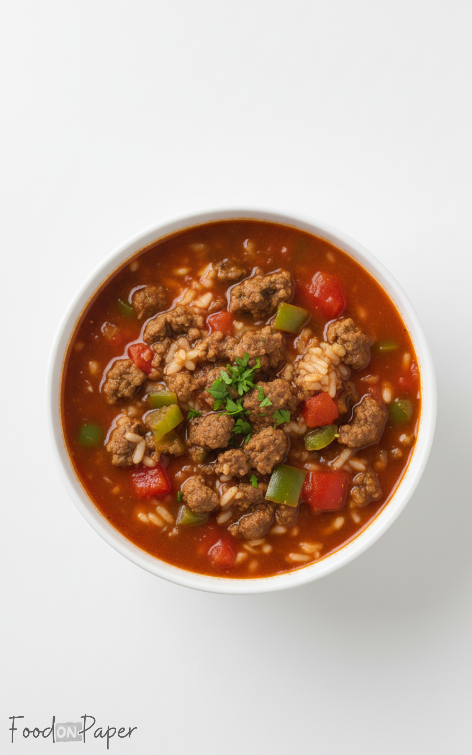 Perfect High Protein Stuffed Pepper Soup