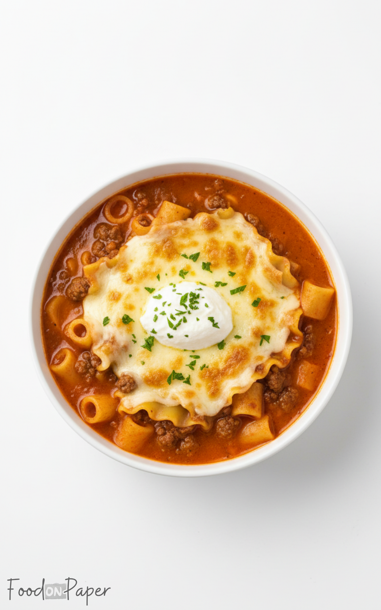 delicious High Protein Lasagna Soup