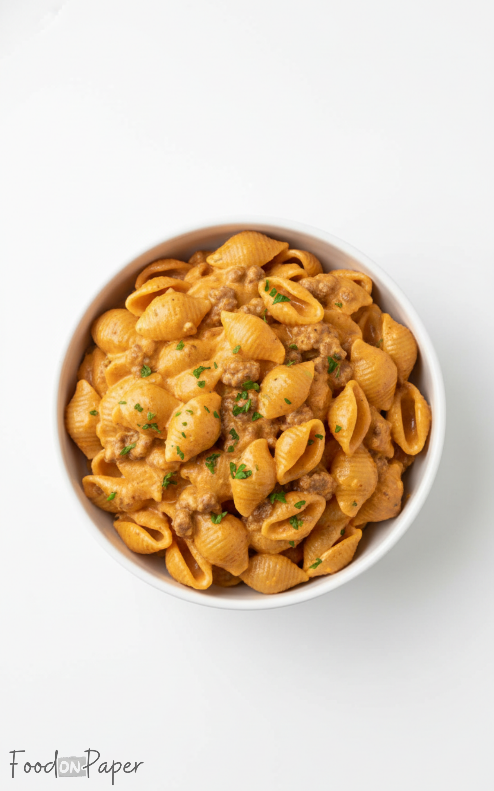 beef and shells