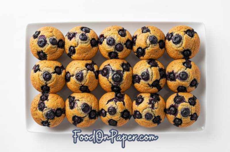 Healthy Blueberry greek yogurt muffins