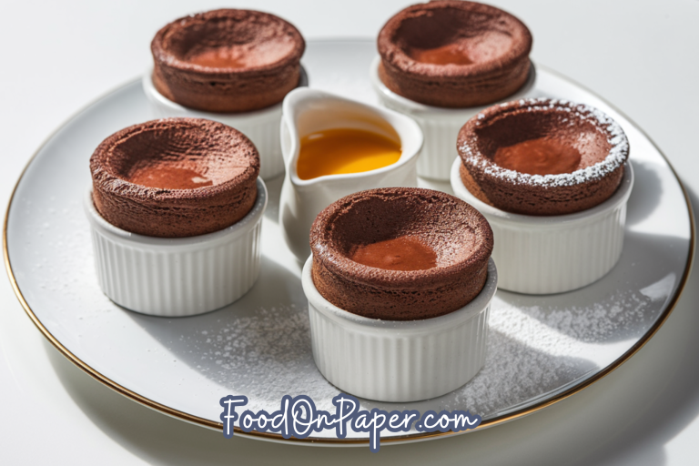 Chocolate Souffle With Orange Sauce Recipe