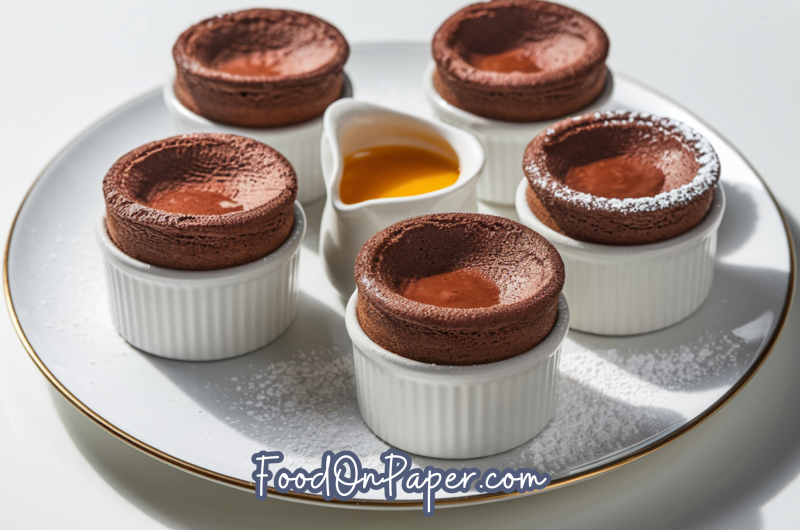 Chocolate Souffle With Orange Sauce Recipe