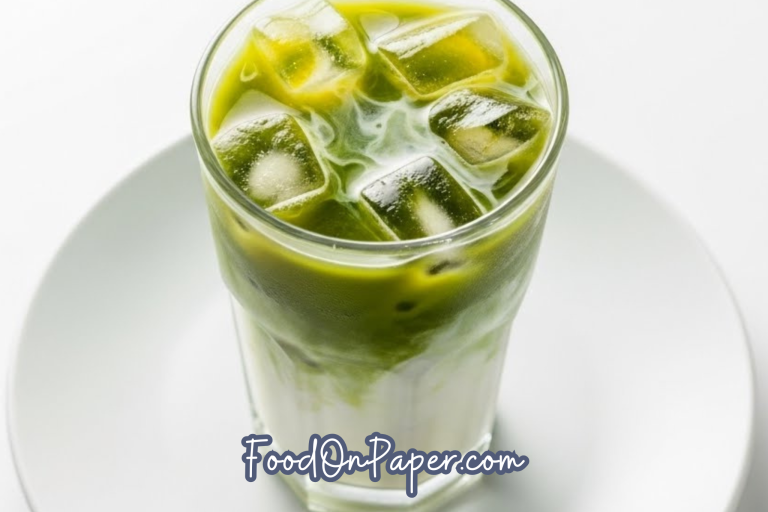 Iced Vanilla Matcha Latte