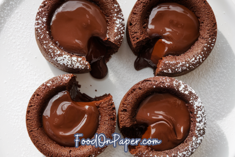 Molten Chocolate Lava Cake Recipe