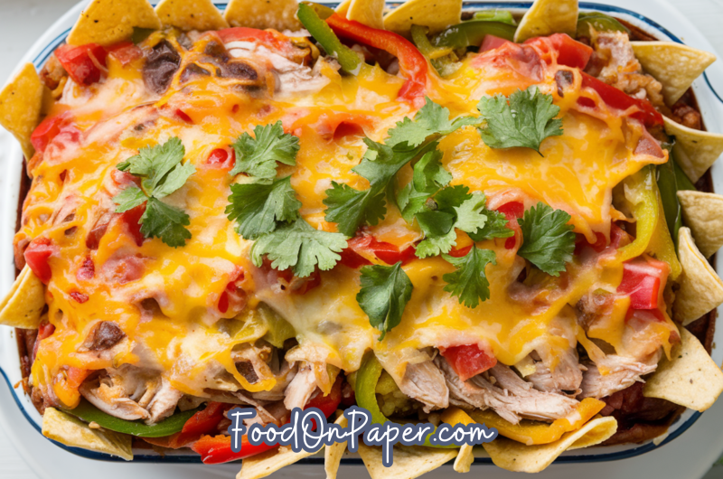 Best Chicken Fajita Casserole