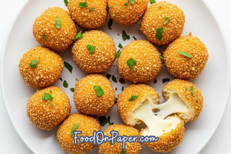 Garlic Herb Mozzarella Bites