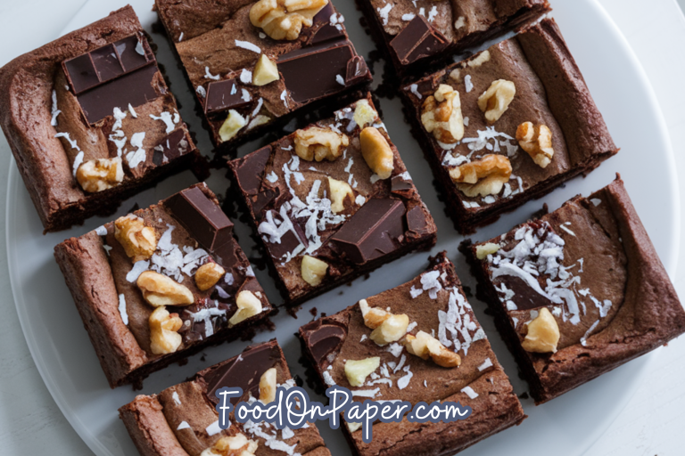 Paleo Chocolate Chunk Brownies