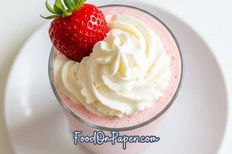 Strawberry Cheesecake Milkshake