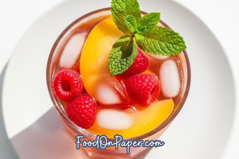 Raspberry Peach Iced Tea