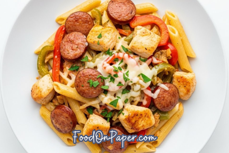 Cajun Chicken & Sausage Pasta