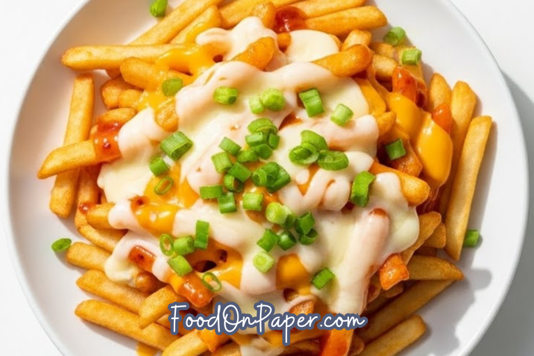 Sweet Chili Cheesy Fries