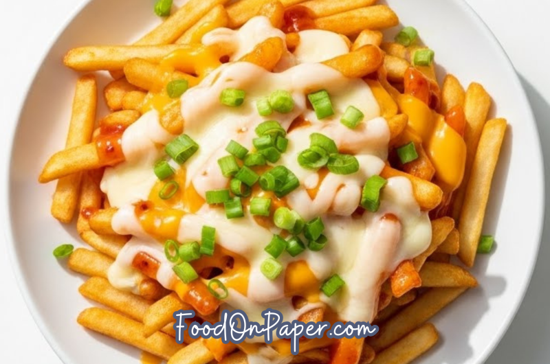 Sweet Chili Cheesy Fries