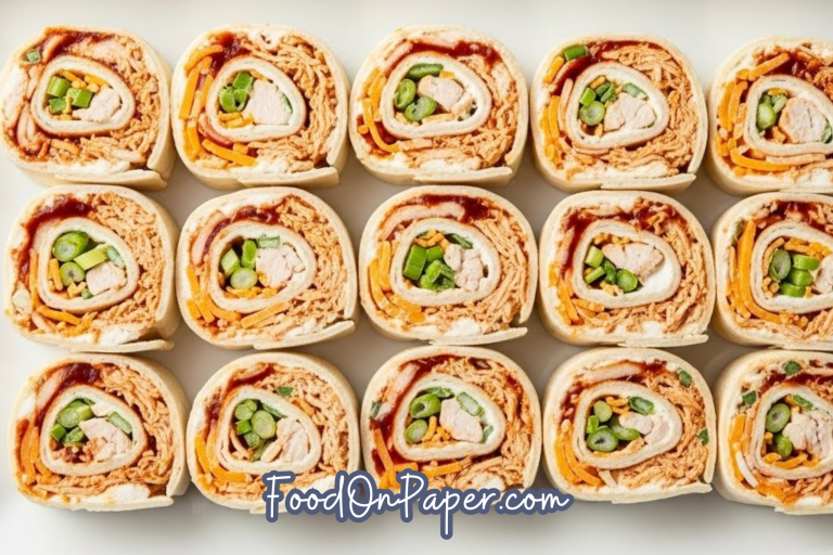 BBQ Ranch Chicken Pinwheels