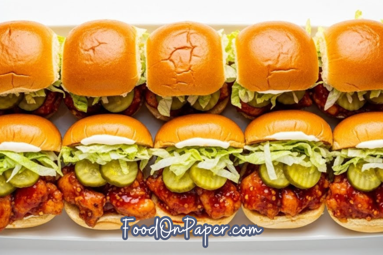Sweet Chili Chicken Sliders