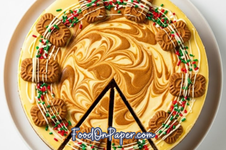 Biscoff Christmas Cheesecake