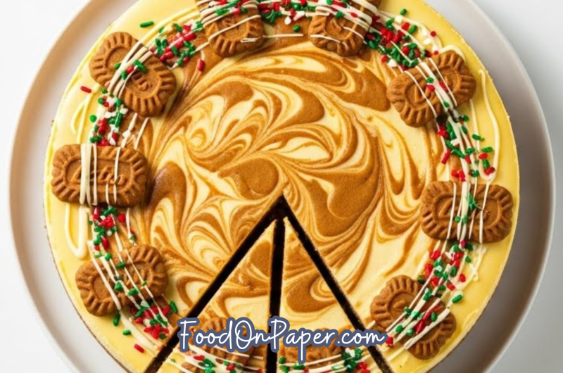 Biscoff Christmas Cheesecake