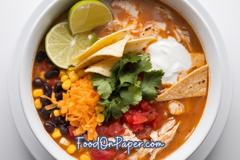creamy crock pot chicken tortilla soup
