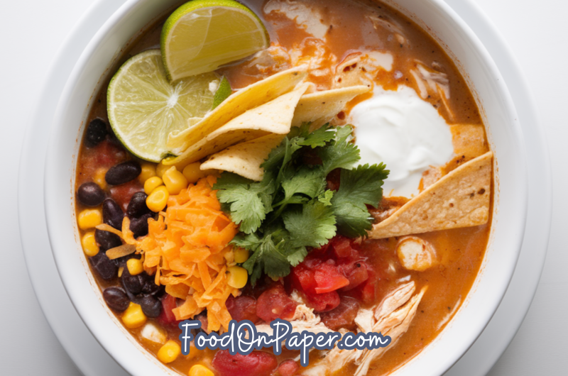 creamy crock pot chicken tortilla soup
