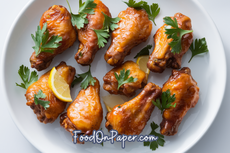 Crispy Oven Baked Chicken Wings