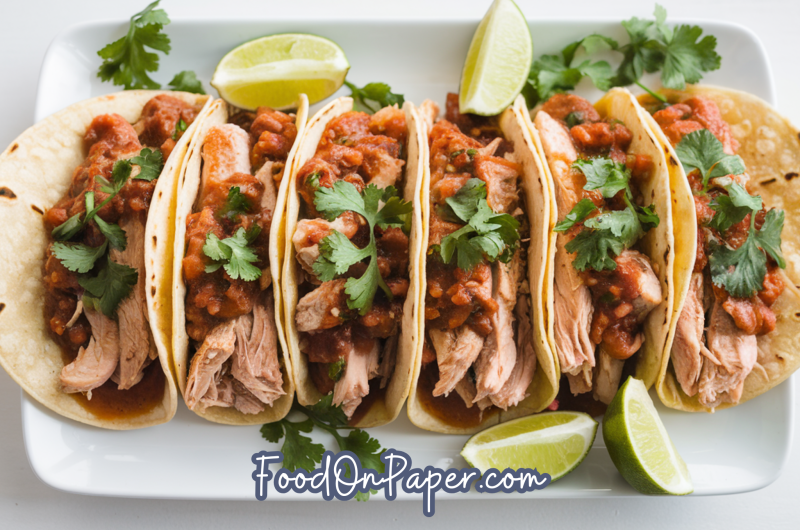 Crock Pot Chicken Tacos