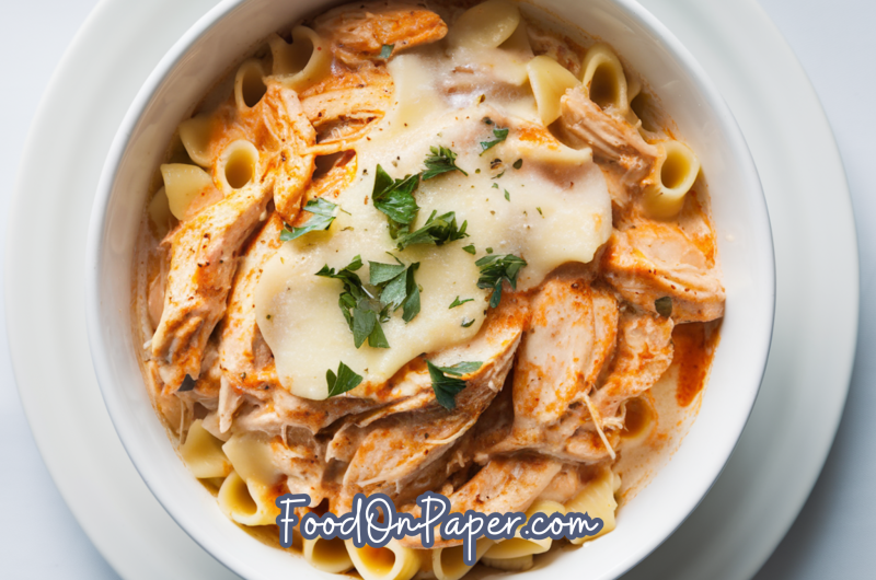 Slow Cooker Cajun Chicken Alfredo