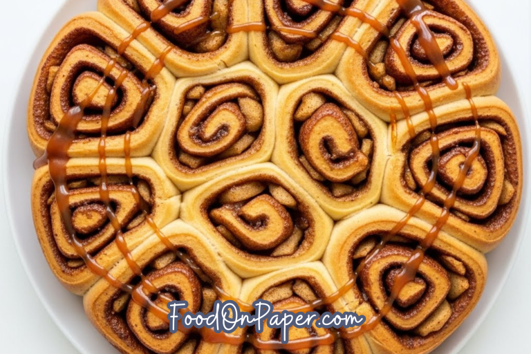 Caramel Apple Cinnamon Rolls