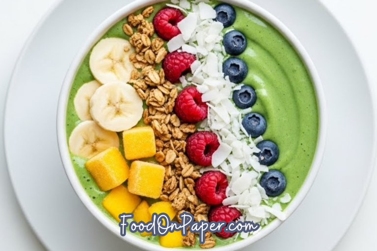 Matcha Coconut Smoothie Bowl