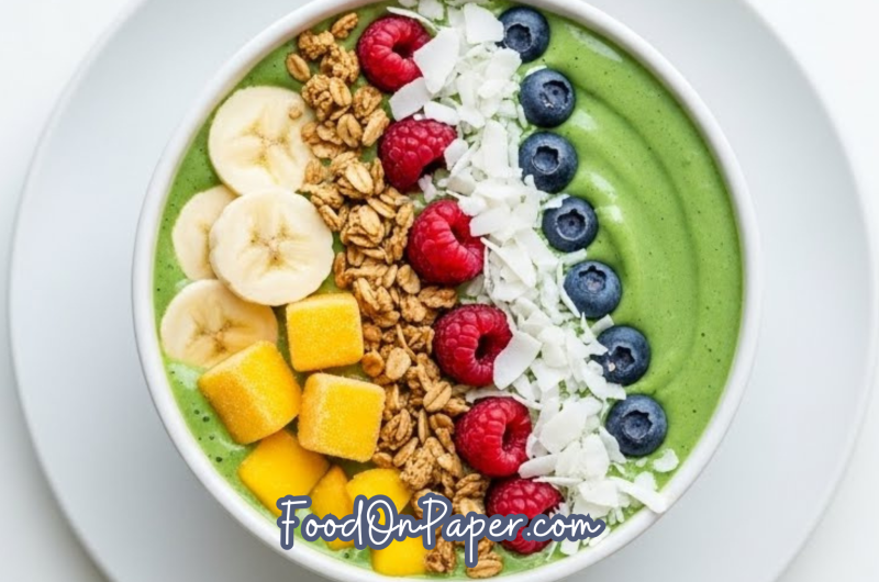 Matcha Coconut Smoothie Bowl