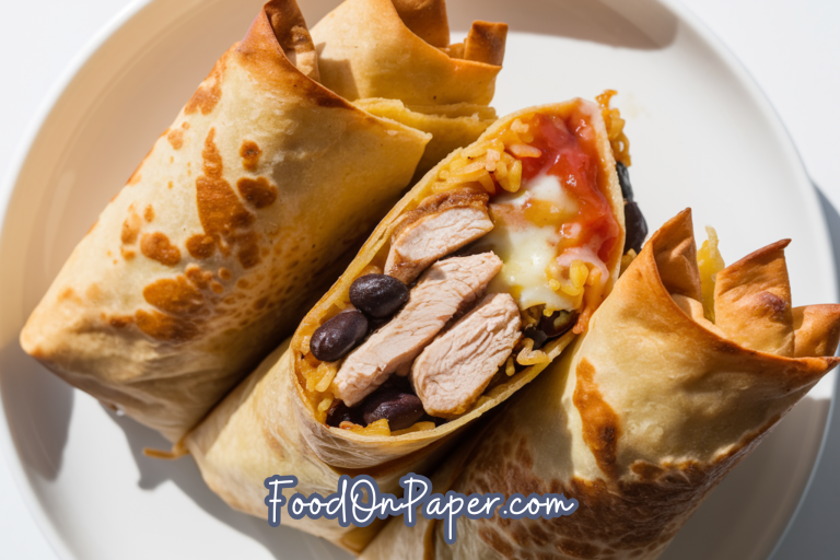 Delicious Chicken Chimichangas