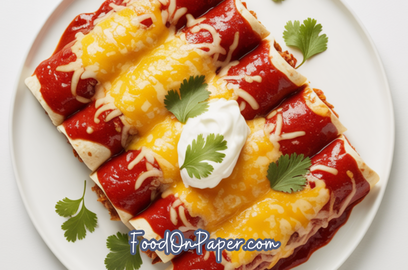 Red Chicken Enchilada Recipe