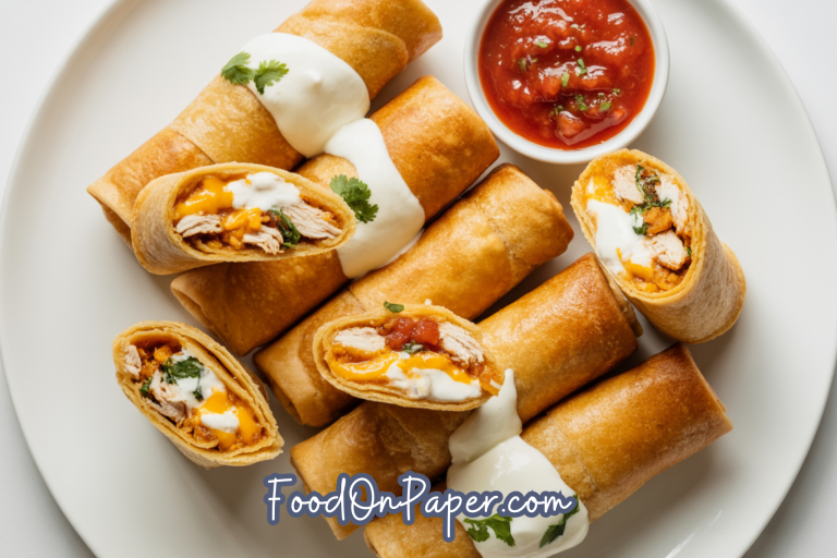 Crispy Chicken Taquitos