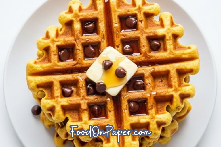 Chocolate Chip Pumpkin Waffles