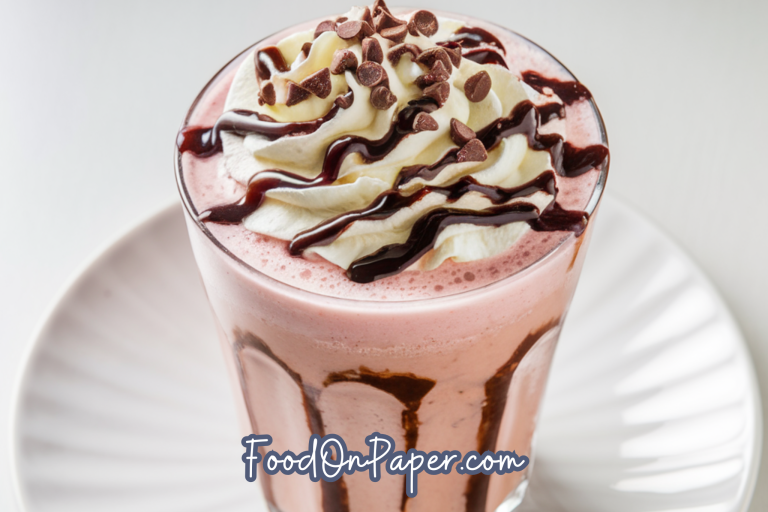 Chocolate Covered Strawberry Shake
