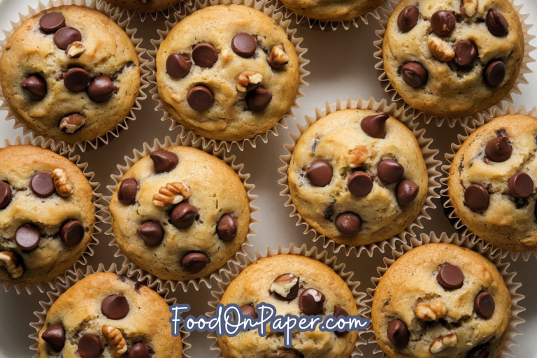 Bakery-Style Brown Butter Banana Chocolate Chip Muffin
