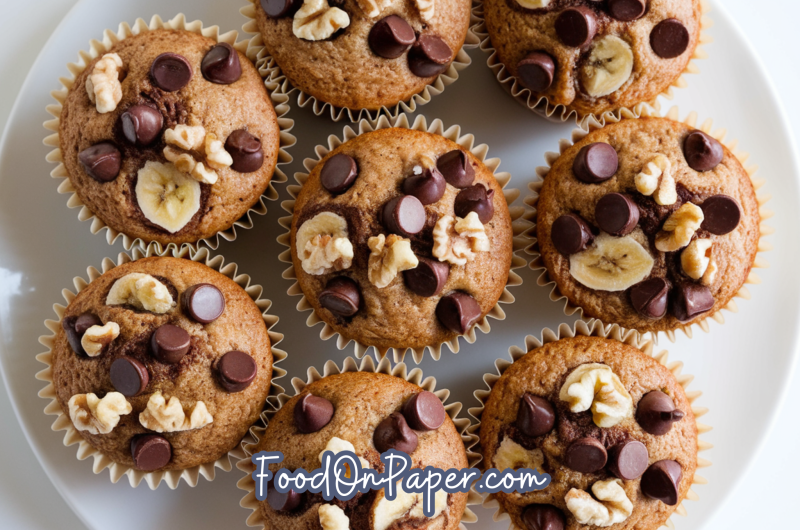 Moist Banana Bread Muffins