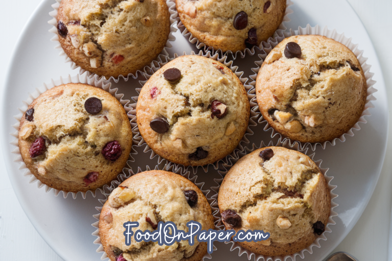 Double Chocolate Sourdough Muffins recipe