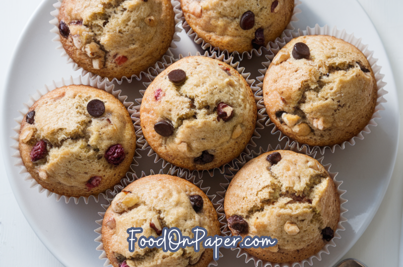 Double Chocolate Sourdough Muffins recipe