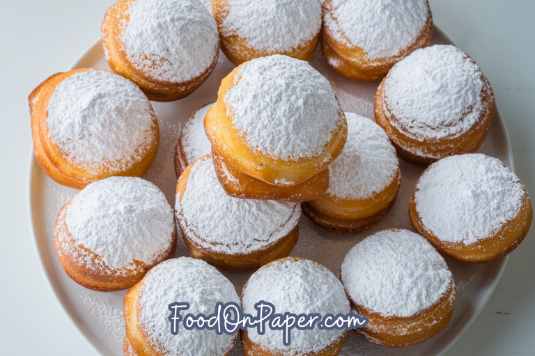 Homemade Vanilla French Beignets