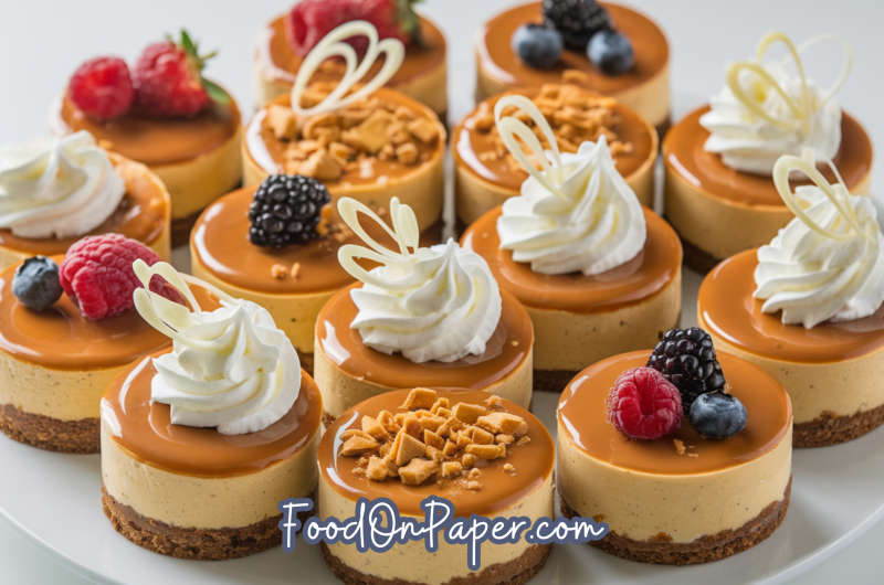 No-Bake Mini Biscoff Cheesecakes