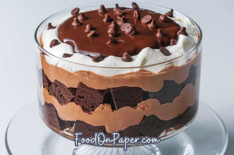 triple chocolate trifle