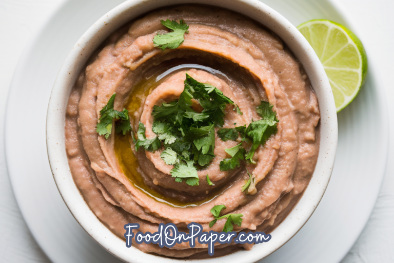 homemade refried beans