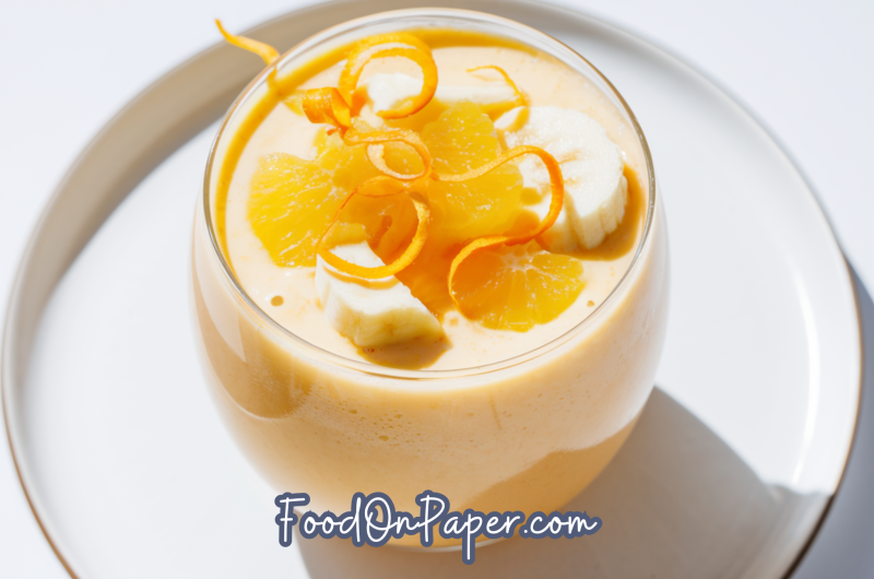 Tropical Orange Cream Smoothie