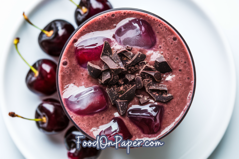 Cherry Chocolate Smoothi