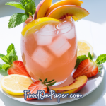 Peach Strawberry Lemonade