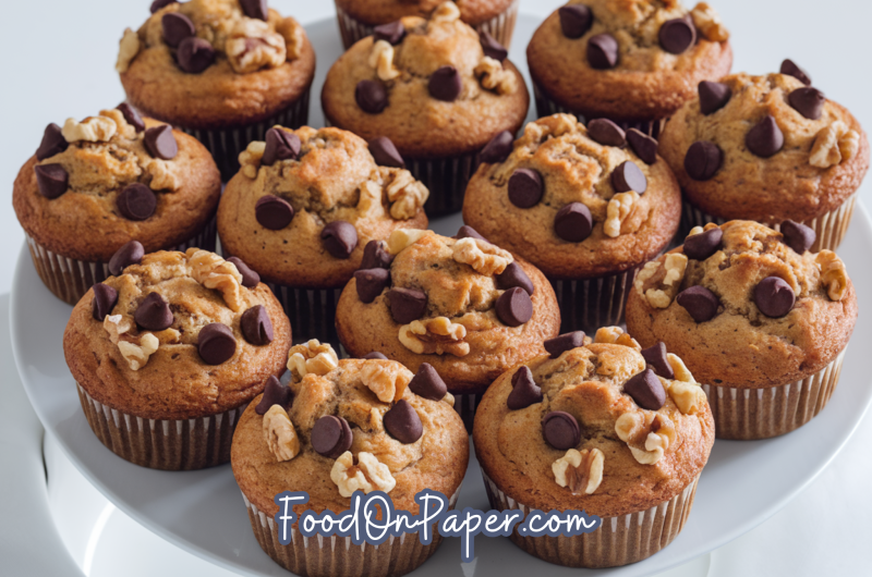 Easy Healthy Protein Banana Muffins
