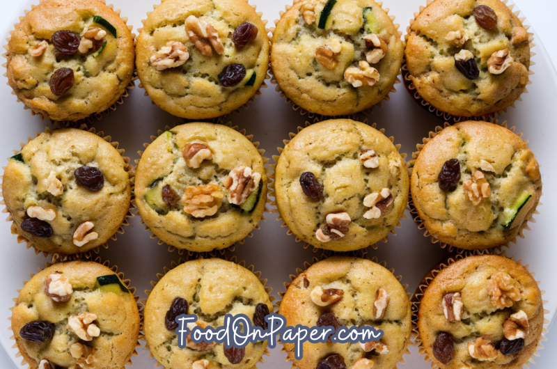 Carrot Cake Zucchini Muffins